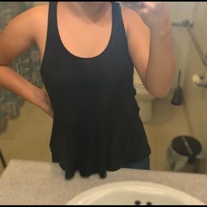Black tank top